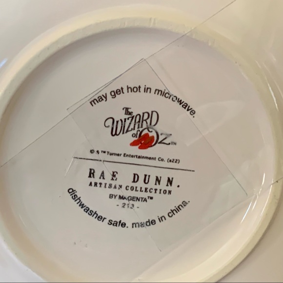 Rae Dunn THERE’S NO PLACE LIKE HOME Wizard of Oz Double Sided Mug and Saucer Set - Picture 12 of 12